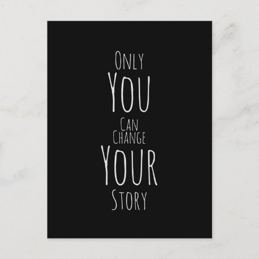 Black Affirmation Briefkaart (Voorkant)