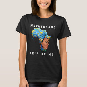 Black African American Ebony Queen Empowerment Dri T-shirt