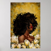 Black African American Poster (Voorkant)