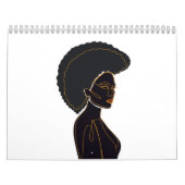 Black African American Woman Portrets Calendar Kalender (Hoes)