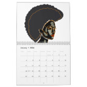 Black African American Woman Portrets Calendar Kalender (Jan 2026)
