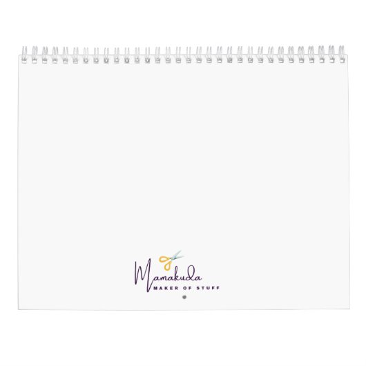 Black African American Woman Portrets Calendar Kalender (Achterkant)