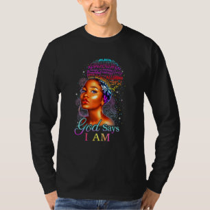 Black African Ebony Blessed Queen Empower T-shirt