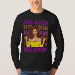 Black African Ebony Melanin Queen Empower T-shirt