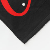 Black African Girl American Melanin Christmas Sant Fleece Deken (Hoek)