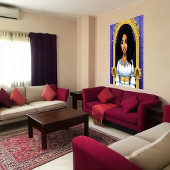 Black African Princess | AI Art Poster