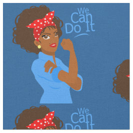 Black African Rosie The Riveter, we kunnen het Stof