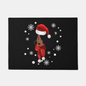 Black African Santa Apparel-kerstmantel Deurmat (Voorkant)
