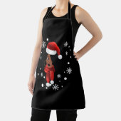 Black African Santa Apparel-kerstmantel Schort (Insitu)
