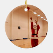 Black African Santa Claus Ornament (Achterkant)