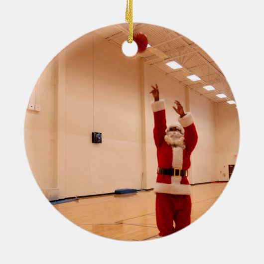 Black African Santa Claus Ornament (Achterkant)