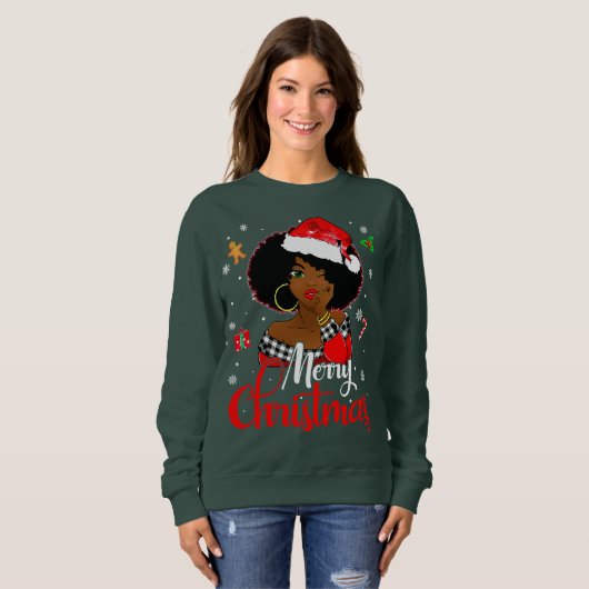 Black African Santa Merry Melan Trui (Voorkant volledig)