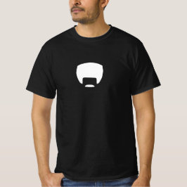Black Afro-Stache-T-shirt T-shirt
