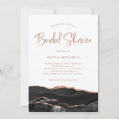 Black Agate met Roos Gold | VRIJGEZELLENFEEST Kaart (Voorkant)