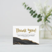 *~* Black AGATE QR Logo BEDANKT U Review AP8 Informatiekaartje (Staand voorkant)