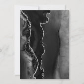 Black Agate Silver 25th Anniversary Kaart (Achterkant)