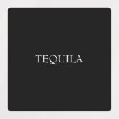 Black Alcohol Custom Labels (Design 2)
