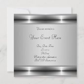 Black All Occasion Party Kaart (Achterkant)