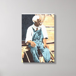 Black America "Old Joe" Canvas Afdruk