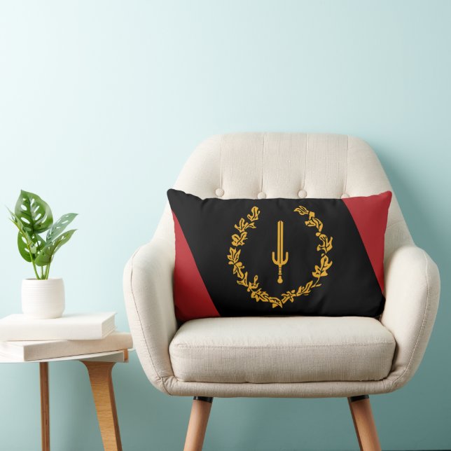 Black American Heritage Flag  Kussen (Stoel)
