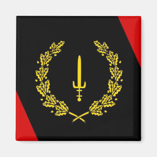 Black American Heritage Flag Magnet