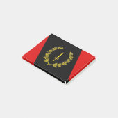 Black American Heritage Flag Post-it Notes (Schuin)