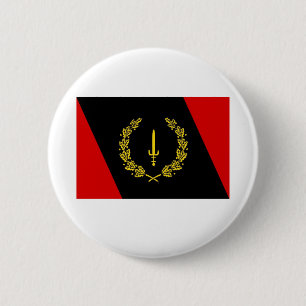 Black American Heritage Flag Ronde Button 5,7 Cm