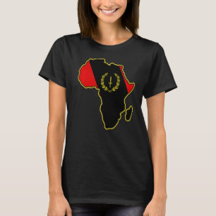 Black American Heritage Vlag Afrika T-shirt