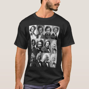 Black American History Frederick Douglass Black Hi T-shirt