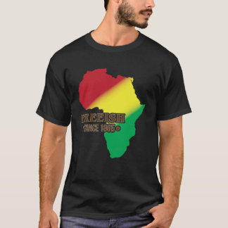 Black American History June Freeish 1865 African T-shirt