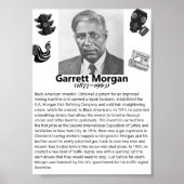 Black American History Poster - Garrett Morgan (Voorkant)