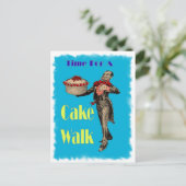  Black Americana CAKE WALK Briefkaart (Staand voorkant)
