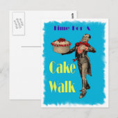  Black Americana CAKE WALK Briefkaart (Voorkant / Achterkant)