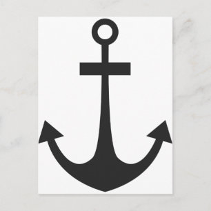 Black Anchor Briefkaart
