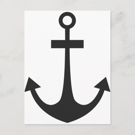 Black Anchor Briefkaart (Voorkant)