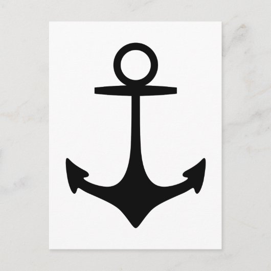 Black Anchor Briefkaart (Voorkant)