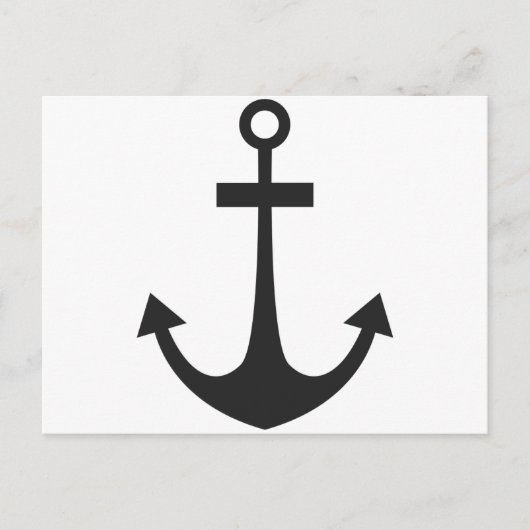 Black Anchor Briefkaart (Voorkant)
