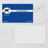 Black Ancient Deer Logo Visitekaartje (Voorkant / Achterkant)