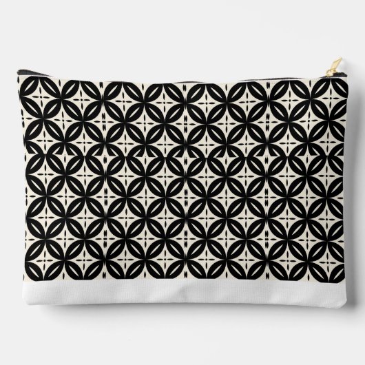 Black and Beige Large Etui (Achterkant)