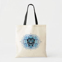 Black and Blue Calavera Bag Tote Bag