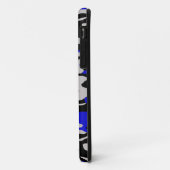 Black and Blue Camo - iPhone 5 Case-Mate iPhone Case (Achterkant/links)