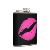 Black and Bright Pink Ombre Lipstick Kiss Heupfles (Rechts)