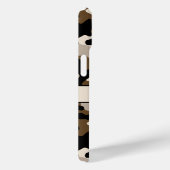 Black and Brown Camouflage Personalized Case-Mate iPhone Case (Achterkant / Rechts)