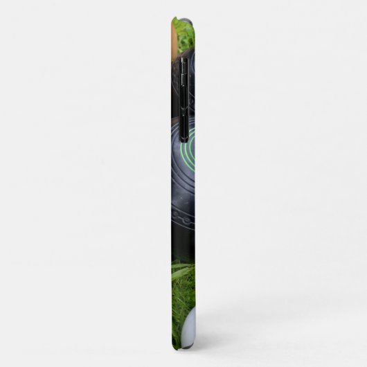 Black and Brown Lawn Bowls Case-Mate iPhone Case (Achterkant/links)