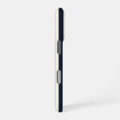 Black and Cream Striped Phone Case iPhone Hoesje (Rechterkant)