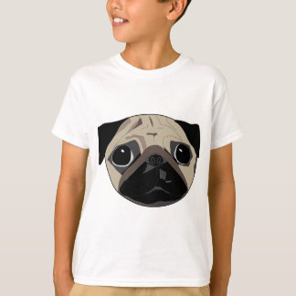 Black and Faun Pug T-shirt