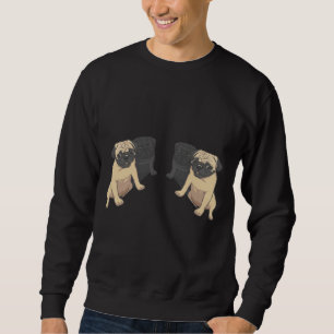 Black and Fawn Pugs Pattern Classic T-Shirt 160