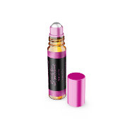 Black and Fuchsia Foil Perfume Roller Bottle label Waterfles Etiket