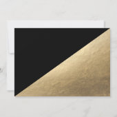 Black and Gold 30th Business Anniversary Kaart (Achterkant)