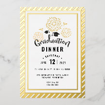 Black and Gold Afstuderen Celebrparty